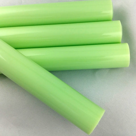 Chinese Milky Green Tubing 25 x 4mm - 4ft