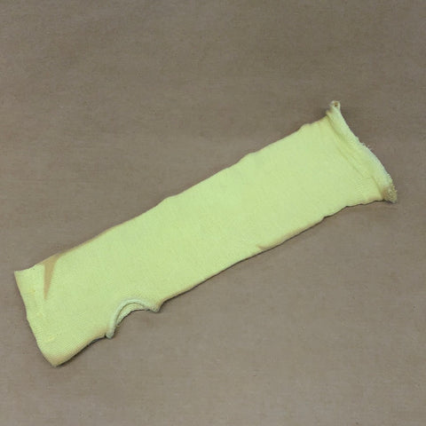 Kevlar Sleeve 14” Yellow w/ Finger and Thump holes (Single)