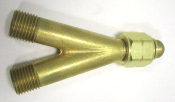 Y Connector For Fuel Gas, Standard "B" Size Fittings