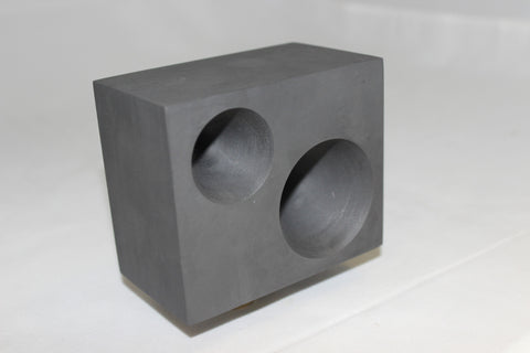 Two Hole Vortex Marble Mold