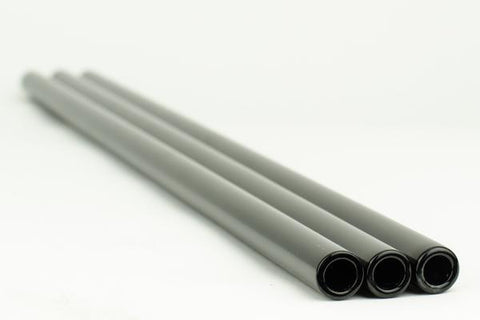Chinese Opaque Black 25 x 4 MM Tubing