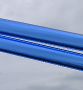 Chinese Light Blue 25 x 4 MM Tubing