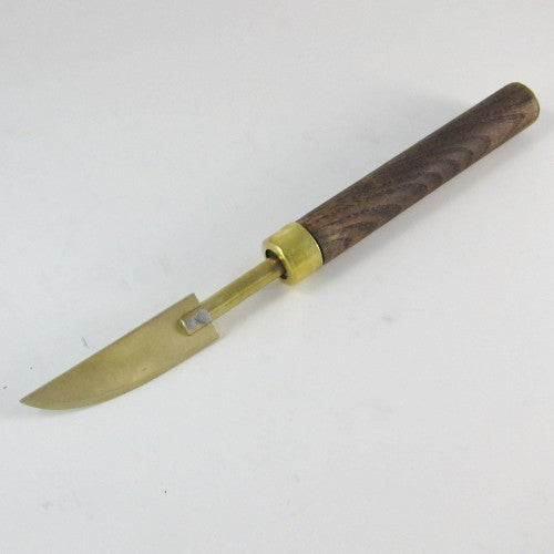 Large Brass Steak Knife