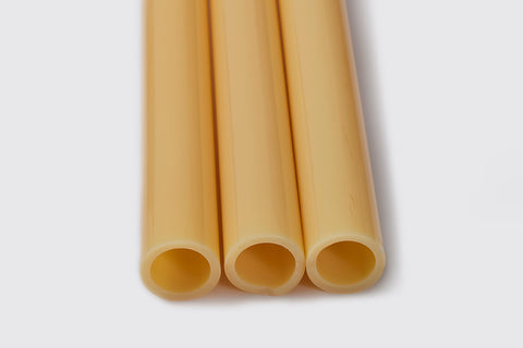 Chinese Light Topaz (Opaque Yellow) 25 x 4 MM Tubing