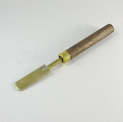Small Brass Round Tip Tag