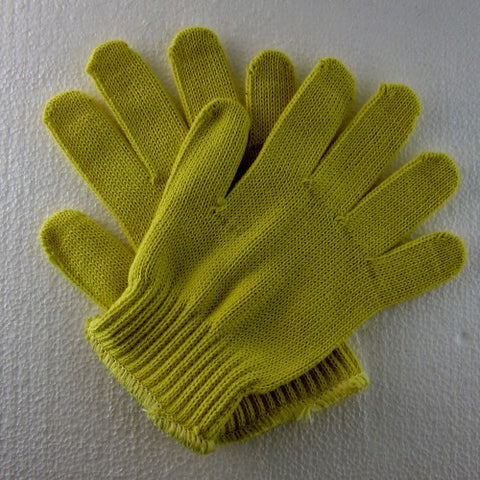 Yellow Kevlar Glove Med (Green band)- 7 Gauge